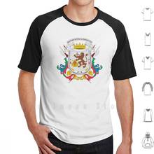 Camiseta escudo de caracas, camiseta diy de algodão com tamanho grande, heróis da capital da venezuela, américa sul 2024 - compre barato