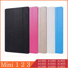 Funda iPad Mini 1 2 3 7.9 case flip smart cover for Apple iPad Mini1 Mini2 Mini3 A1599 A1600 A1601 auto wake/sleep stand case 2024 - buy cheap