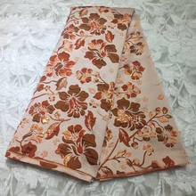 New Jacquard Brocade Lace Fabric African Floral Damask Material High Quality Nigerian Cloth Tissu Africain Tela For Sewing DJB10 2024 - buy cheap