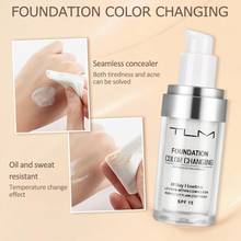 TLM 30ML Liquid Foundation Color Changing Makeup Base Liquid Concealer Longlasting Makeup Sombras Foundation Drop Ship TSLM1 2024 - buy cheap