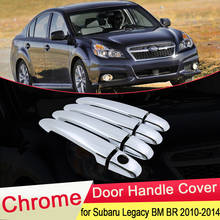 for Subaru Legacy BM BR 2010 2011 2012 2013 2014 Luxuriou Chrome Door Handle Cover Catch Trim Set Car Cap Styling Accessories 2024 - buy cheap