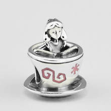 Girl 2020 Teacup Beads for Silver 925 Original Charms Bracelets Women DIY Vintage Charm Beads for Jewelry Making 2024 - buy cheap