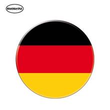 HotMeiNi 13cm x 13cm Auto Moto Bike Suitcase Laptop Flag Round Germany Decal Reflective Car Sticker Waterproof 3D Car Styling 2024 - buy cheap