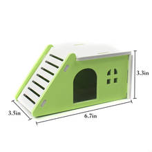 Hamster Hideout House Creative Hamster Exercise Toy Small Pet Hideout with Slide Animal Sleeping House Supplies 2024 - buy cheap
