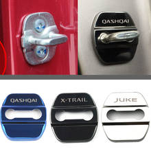 Car-Styling car door lock cover Auto Emblems Case For Nissan juke qashqai j11 10 x-trail note tiida  nismo Car Styling 2024 - buy cheap
