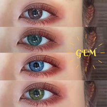 Био-эссенция 1 пара цветных контактных линз для глаз красивые линзы ежегодные разноцветные линзы синие фиолетовые зеленые зрачки коричневые линзы 2024 - купить недорого
