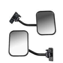 Doors Off Mirrors For Jeep Wrangler Tj, Jk, Lj Quick Release Side Mirrors Black 2Pack 2024 - buy cheap