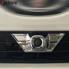 Rav4 rav 4 2016 2017 abs cromado tampa da câmera frontal guarnição acessórios de estilo do carro 2024 - compre barato