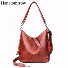 Famous Brand Women Handbags Pu Leather Soft Ladies Shoulder Bags Winter Style Vintage Top-handle Bags Casual Tote Bag 2024 - buy cheap