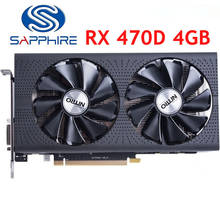 SAPPHIRE Original Graphics Cards RX470D 4GB 256Bit GDDR5 Video Card for AMD RX 400 series VGA Cards RX 470D 4GB RX470 4G Used 2024 - buy cheap