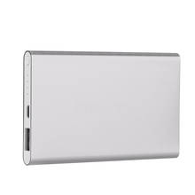 Ultrathin 12000mAh Portable USB External Battery Charger Power Bank For phone  For Smart Cell Phone Light-weight Fashion Silver 2024 - buy cheap