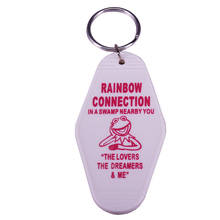 Muppets Kermit Rainbow Connection Key Tag Keychain For all you fellow lovers and dreamers out there! 2024 - buy cheap