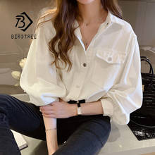 Spring New Women Vintage Pockets Denim Shirt Jacket Autumn Lady Full Sleeve Outwear Loose Casual Wear Stylish Girl Tops T0N321T 2024 - buy cheap