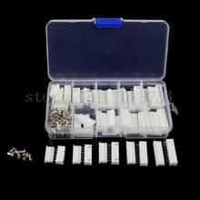 Kit 25 conjuntos de terminais, caixa 6p 7p 8p 9p 10pin 2.54mm, terminal de passo/caixa/cabeçote do pino, conector de fio, adaptador xh kits 2024 - compre barato