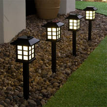 Iluminação led para áreas externas à prova d'água, lâmpada de chão com luz solar, paisagem, gramado, para quintal e quintal
