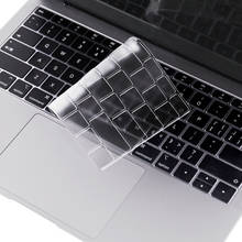 Tpu teclado do portátil capa para apple macbook pro13/11air 13/15 retina12 polegada todas as séries clear protecter eua versão a1932 a1466 2024 - compre barato