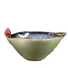 Early collection of antique kiln blue glazed lotus seed hat bowl ornaments 2024 - buy cheap