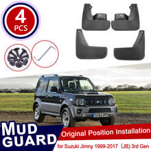 for Suzuki jimny JB 1999~2017 Car Mud Flaps Front Rear Mudguard Splash Guards Fender Accessories 2005 2006 2007 2008 2010 2012 2024 - buy cheap