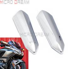 1 Pair Chrome ABS Motorcycle Windshield Windscreen Strut Covers For Honda All Goldwing GL1800 2018-up Gold Wing Tour 18 19 20 2024 - buy cheap
