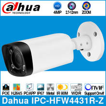 Dahua IPC-HFW4431R-Z 4MP POE IP камера 80 м Макс ИК ночь 2,7 ~ 12 мм VF объектив моторизованный зум Автофокус Пуля безопасности CCTV камера 2024 - купить недорого