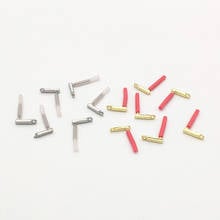 New arrival! 12x3mm 100pcs Zinc Alloy stick Ear Stud Connector for Hand Made Earrings DIY parts,Jewelry Findings & Components 2024 - buy cheap