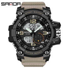 Цифровые часы G style, мужские спортивные супер крутые Кварцевые спортивные часы, люксовый бренд SANDA, светодиодный военный наручные часы для мужчин S Shock 2024 - купить недорого