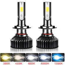 Bombilla LED de 16000LM para faro delantero de motocicleta, lámpara antiniebla para coche, H1, H7, H11, H4, H7, HB3, HB4, 9005, 9006, H8, H11, H3, nuevo 2024 - compra barato
