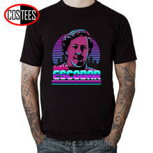 Camiseta de Pablo Escobar con diseño de línea directa de Miami para hombre, camisa de Plata de neón O Plomo, arcoíris, El famoso patrón de las drogas 2024 - compra barato