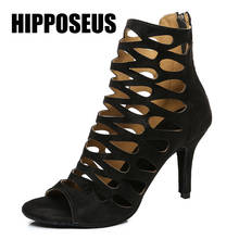 Hipposeus Girls Latin Dance-Shoes Women Ballroom Dance Shoes Ladies Modern Tango Dancing Shoes Practise Salsa Sandal High Heels 2024 - buy cheap