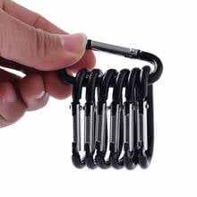 5 pcs 6D mini spring hike survive paracord clasp hook tactical keyring backpack hang Carabiner camp mountain climb gear harness 2024 - buy cheap