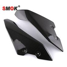 SMOK-Parabrisas de fibra de carbono para motocicleta, cubierta de Panel lateral para Yamaha MT10, accesorios modificados negros 2024 - compra barato