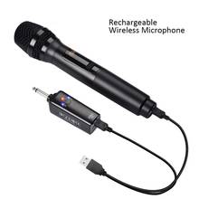 Micrófono inalámbrico portátil K380S, accesorio de mano para KTV, fiesta, cantar, Karaoke, con receptor USB, 2 uds. 2024 - compra barato