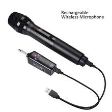 2Pcs K380S Wireless Microphone Portable Handheld Microphone Mic for KTV Party Singing Karaoke Microphone with USB Receiver 2024 - buy cheap