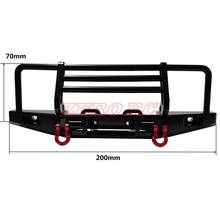 CNC 1/10 ALLOY FRONT BUMPER BULL BAR FOR TRAXXAS TRX-4 AXIAL SCX10 JEEP WRANGLER 90046 90047 90060 RGT 2024 - buy cheap