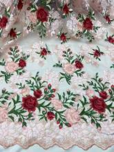Горячая распродажа! Французский шнурок ткани с цветочной вышивкой кружевной ткани JIANXI.C-288.8817 в нигерийском стиле Французский кружевной ткани 2024 - купить недорого