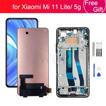 For Xiaomi MI 11 Lite LCD Display Touch Screen Digitizer Assembly M2101K9AG +Frame For mi 11 Lite 5g Screen Replacement Parts 2024 - buy cheap