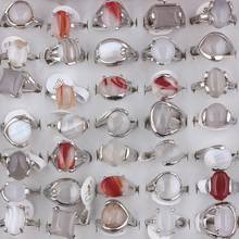 QianBei оптовая продажа, 10 шт./лот, богемные овальные опалколечки, набор для женщин, цветные стразы, кольца на палец, ювелирные изделия 2024 - купить недорого