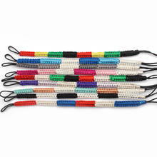 5pcs/lot Multi-colored Rasta Friendship Bracelet Ethnic Wristband Bracelet Braided Handmade Wax Cotton Bracelet Gifts Jewelry 2024 - buy cheap