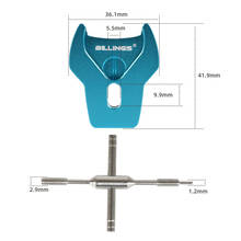 Herramientas de mantenimiento de carrete de pesca, Kit de reparación de Baitcasting, localizador de carrete de acero inoxidable, extractor de llave, removedor de rodamiento de bolas DIY 2024 - compra barato