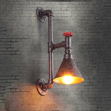 Loft Vintage lamps restaurant bar dining room pub cafe corridor wall lamp water pipe industry lighting country wall light bra 2024 - buy cheap