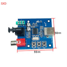 Frete grátis 10pcs PCM2704 DAC USB para S/PDIF Placa de som hifi DAC Decoder Board 3.5 milímetros Analógico saída Coaxial De Fibra Óptica 2024 - compre barato