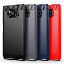 Funda de carbono para Xiaomi Mi 10T, 9T, Note 10 Pro, 11i, 11, 9, 8, A2 Lite, A1, A3, PocoPhone F1, Poco X3, NFC, M3, F3, F2 Pro, funda de silicona 2024 - compra barato