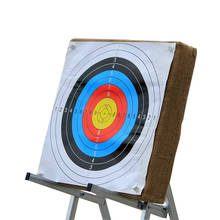 Papel de tiro con arco, equipo de entrenamiento para juego de práctica de entrenamiento, 40x40 Cm, 10 Uds. 2024 - compra barato
