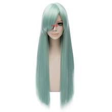 Peluca de pelo sintético de Anime The Seven Deadly Sins, peluca larga y recta para Cosplay, para fiesta, Carnaval, color verde claro 2024 - compra barato