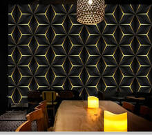 Papel tapiz 3d de estilo industrial geométrico poligonal moderno para sala de estar, pared de tv, dormitorio, decoración del hogar, mural de bar KTV 2024 - compra barato