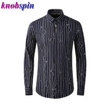 Camisa de algodón puro 100% para hombre, Camisas ajustadas informales de manga larga, Camisas masculinas de metal, abeja, rosa, talla 38-48 2024 - compra barato