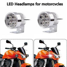 1Pcs Motorcycles Headlight Working Spot Light Motorbike 6000k White Super Bright 4 LED Fog Lamp LED Scooters Spot 2024 - buy cheap