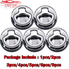 1/2/3/5/9PCS 45mm Stainless Steel Round Flush Pull Slam Latch Lift Slam Latch Hardware For Yatch Marine Boat RV Deck Locker 2024 - buy cheap