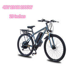 Bicicleta eléctrica de montaña de 29 pulgadas, bici con batería de litio asistida para adulto, 48V, 13Ah, 1000W, de largo alcance 2024 - compra barato