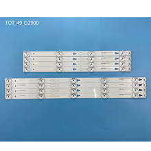 8pcs LED Backlight strip for 49S405 49S403 2D02900 2D02899 LVF490CSOT D49A620U 49D2900 A B 49HR330M04B0 49HR330M05A0 V6 U49P6066 2024 - buy cheap